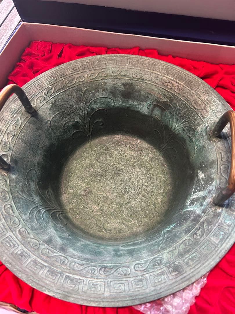 み*ほ様 青銅　　春雷驚龍鍋