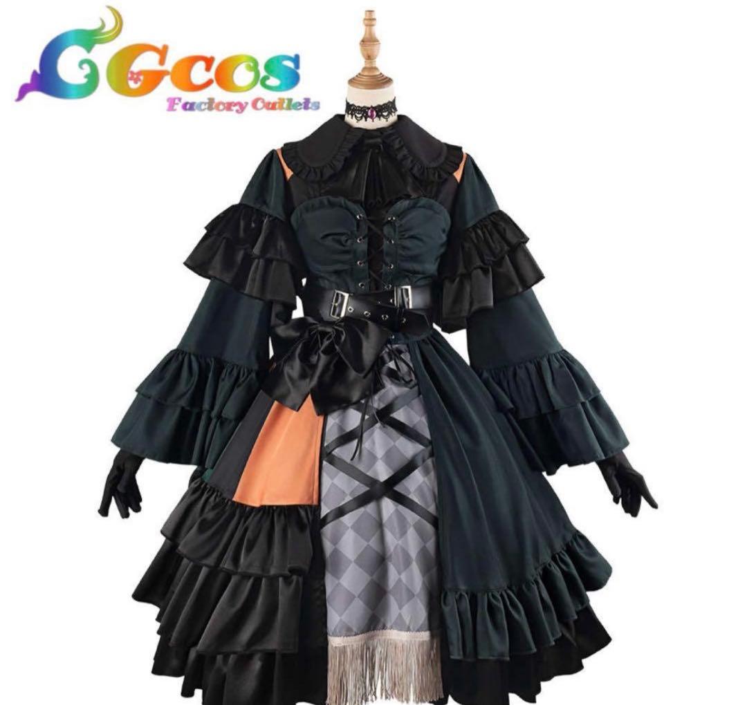 ホロライブ 儒烏風亭らでん コスプレ衣装、靴フルセット