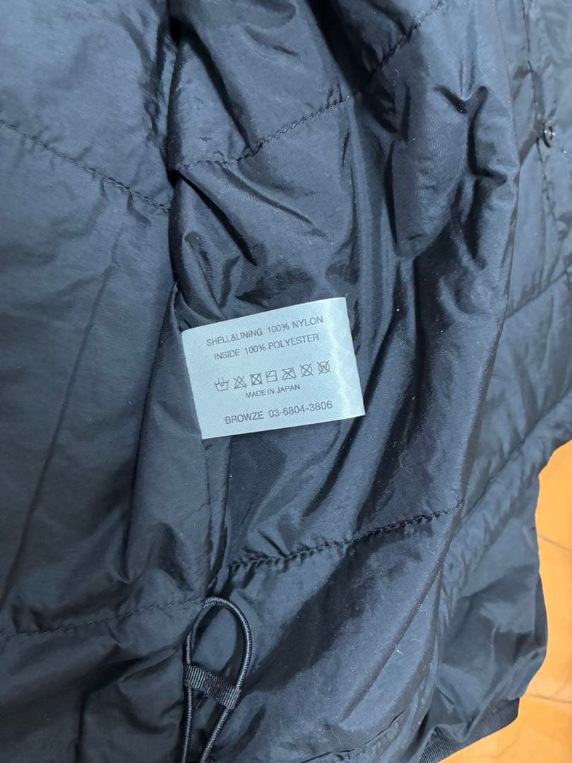 【未使用品】ENNOY PADDED NYLON COACH JACKET