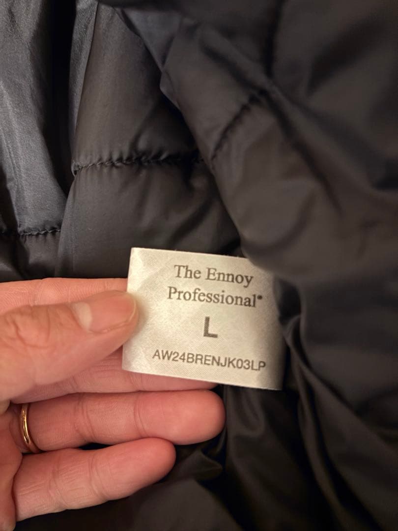 希少カラー　24aw ennoy PADDED SETUP (GRAY)