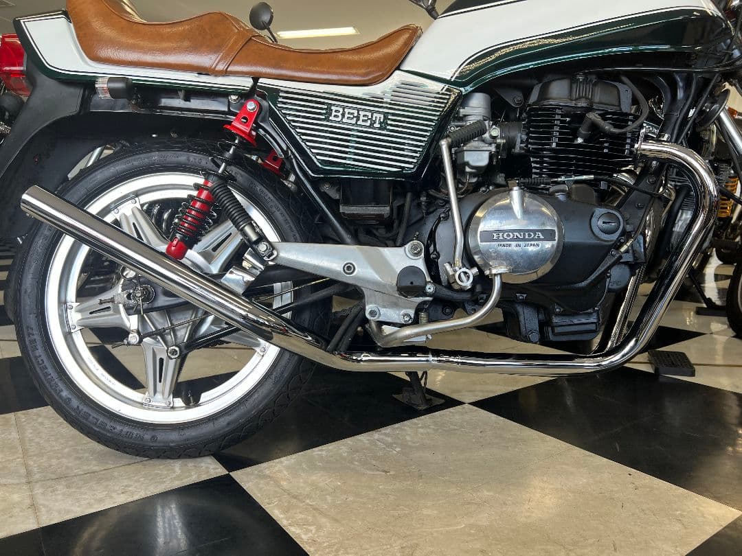 ホーク III CB400N CB250N マフラーメッキフランジ付き送料込み