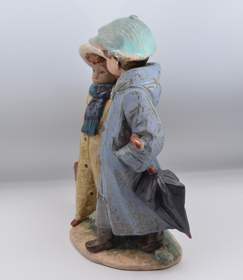 寒い日の登校　＃2242　No2　★リヤドロ　スペイン　グレスコレクション　絶版