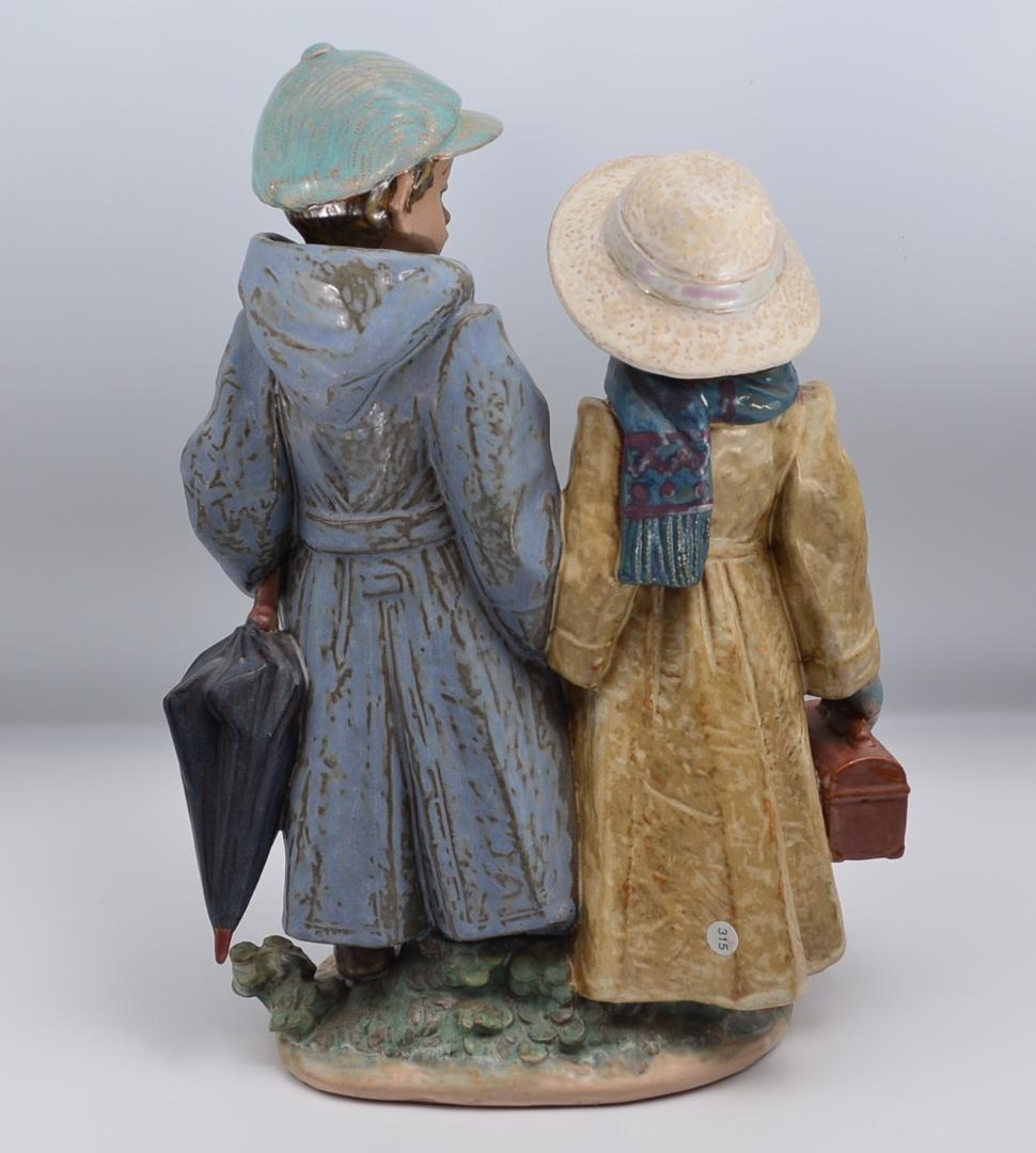 寒い日の登校　＃2242　No2　★リヤドロ　スペイン　グレスコレクション　絶版