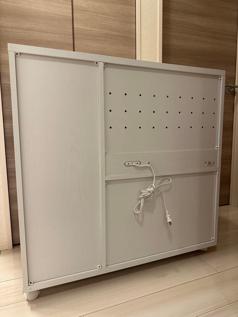 キッチンラック キャスター付き 木製ホワイト