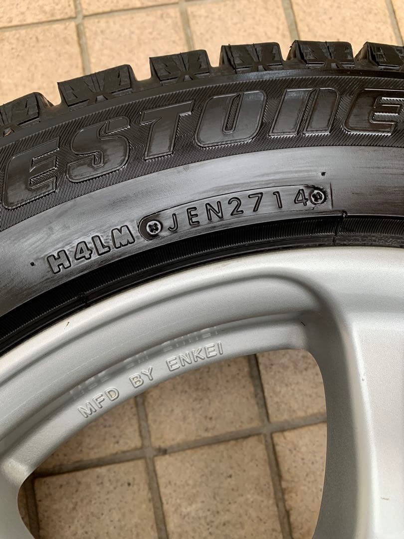 ブリヂストンスタッドレス215/55R17 Team Sparcoホイール