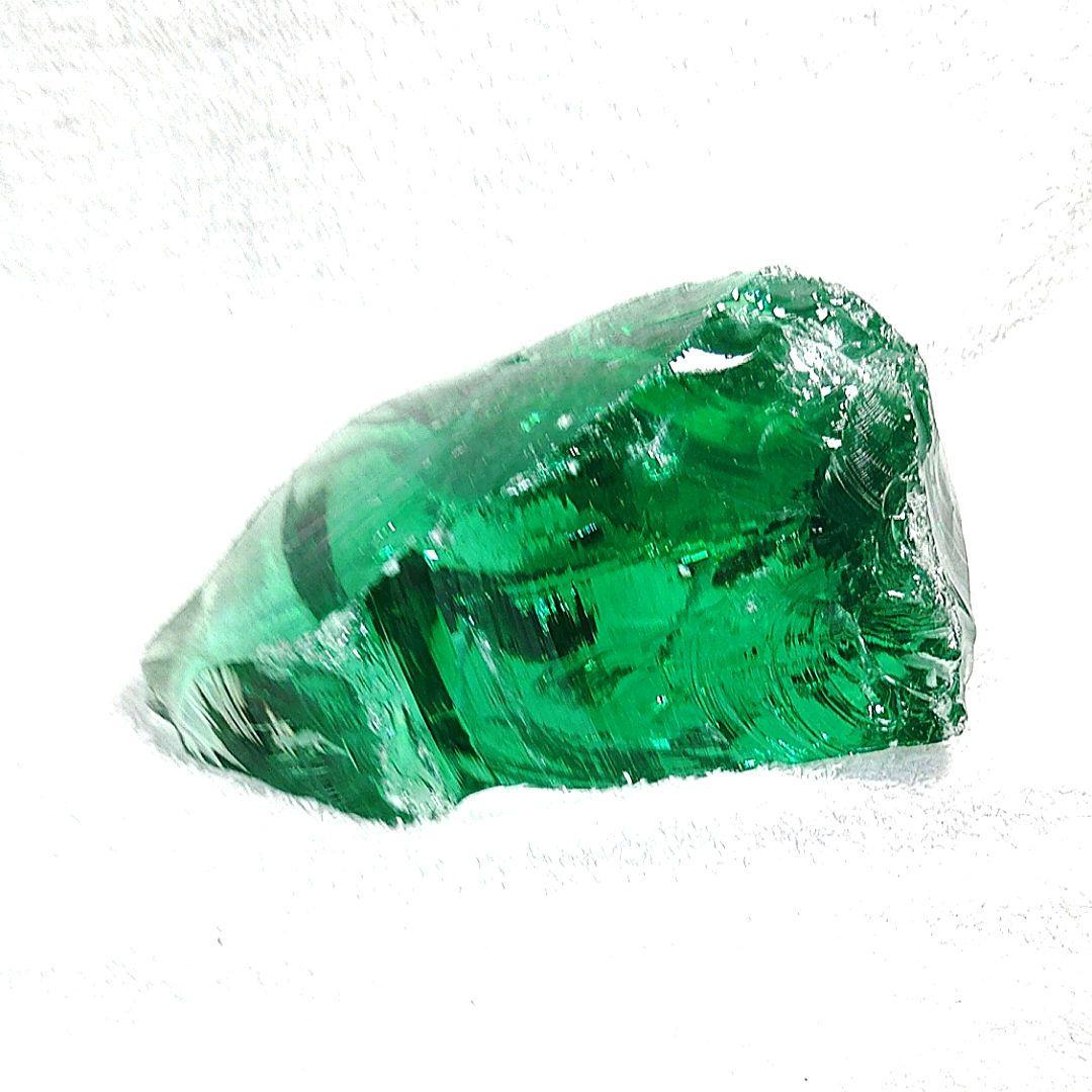 ☆オブシディアン天然石原石☆クロムグリーン☆天然ガラス約1.2kg