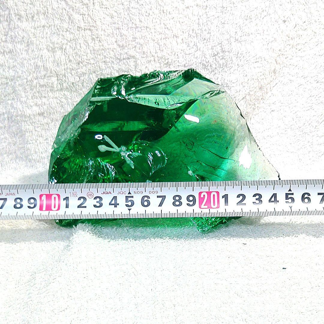 ☆オブシディアン天然石原石☆クロムグリーン☆天然ガラス約1.2kg