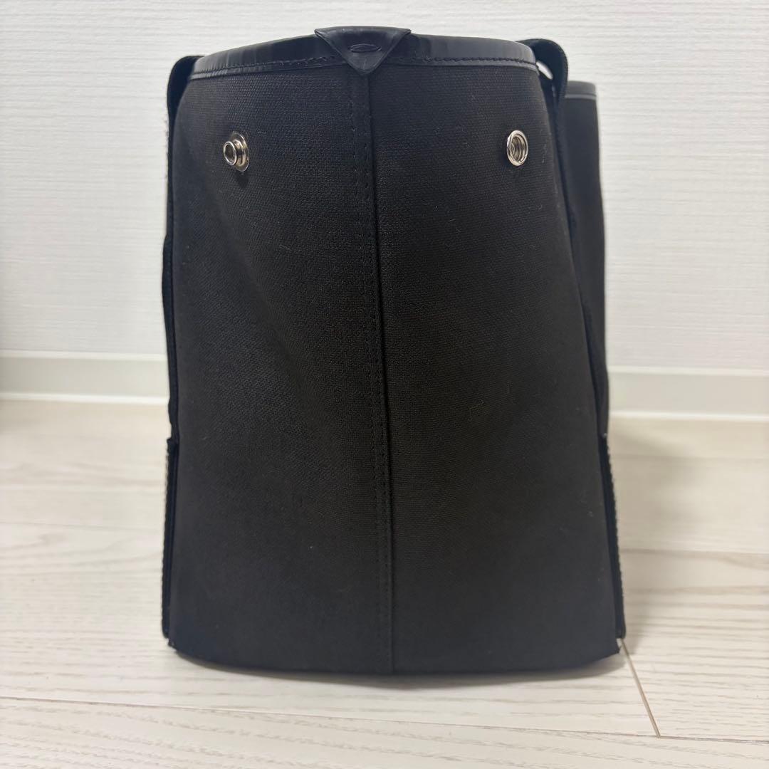✨美品✨BALENCIAGA　ネイビーカバスS　ハンドバッグ　キャンバス　黒