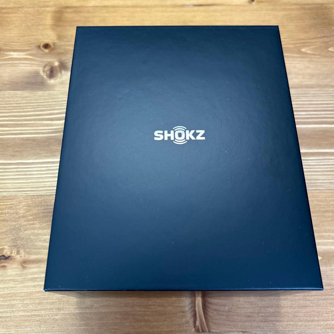 【美品】SHOKZ OPENCOMM 骨伝導イヤホン ブラック