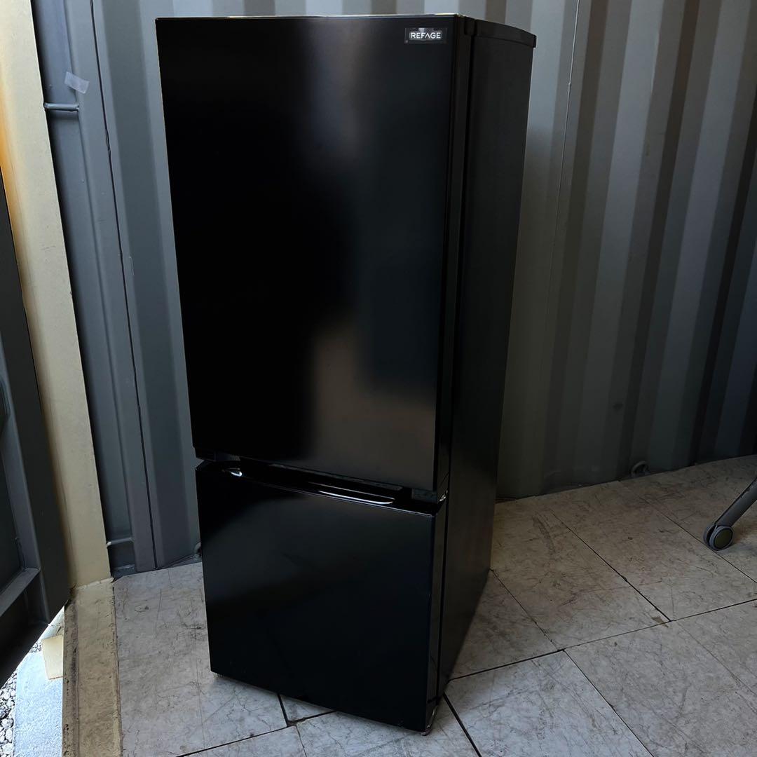 取付無料！安心のヤマダ電機！スタイリッシュブラックインテリア冷蔵庫！洗濯機