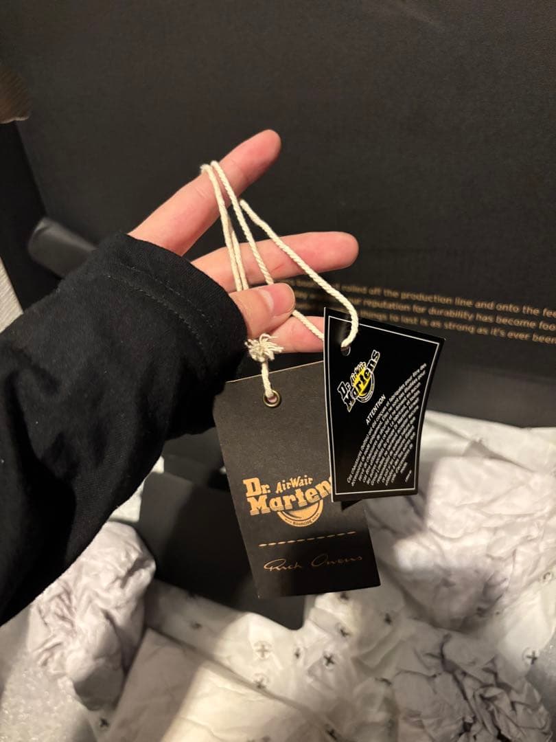 AW25 DR. MARTENS X RICK OWENS ブーツ