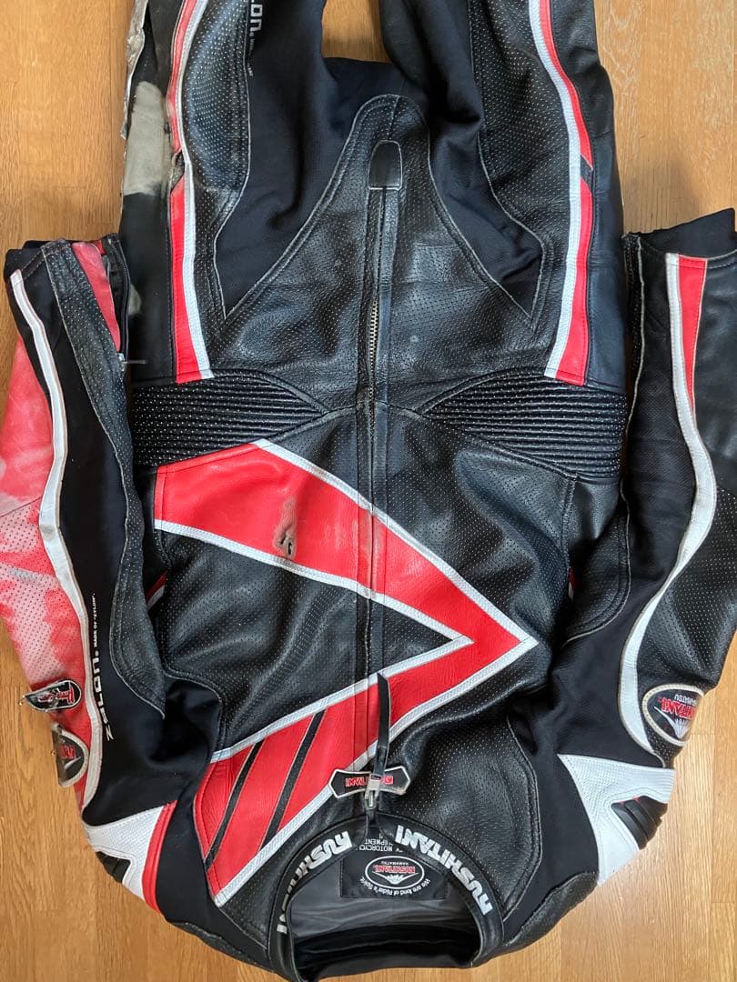 クシタニ　革ツナギ Kサルトスーツ　ジャンク　バイクジャケット　レーシングスーツ