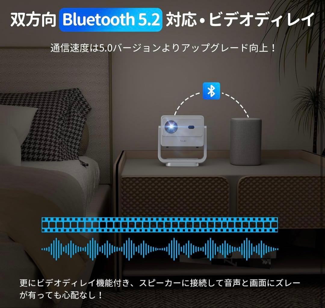 2025年新型 1080P プロジェクター 家庭用 4K対応 天井投影