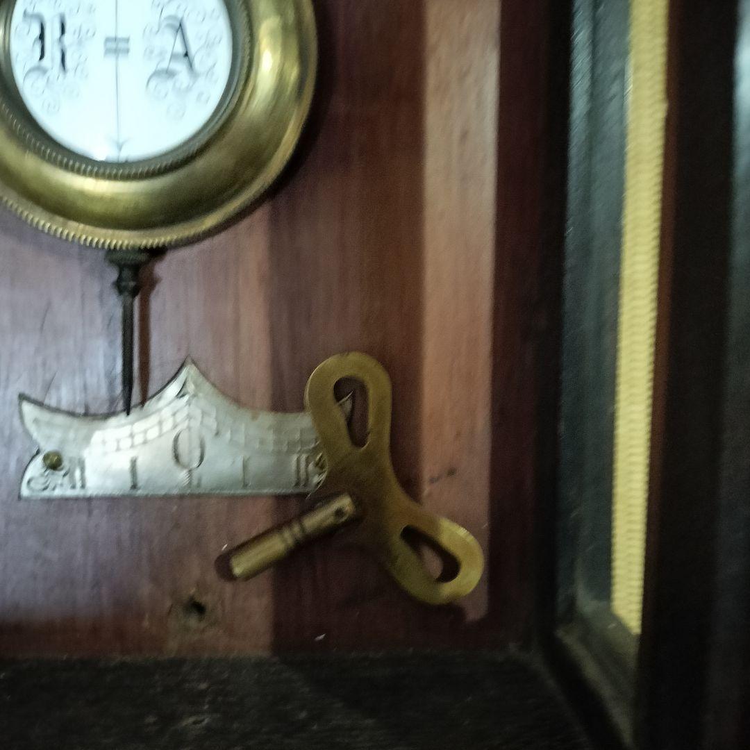 スリゲル時計 ドイツ製　100年前 アンティーク　ボンボン時計　ジャンク