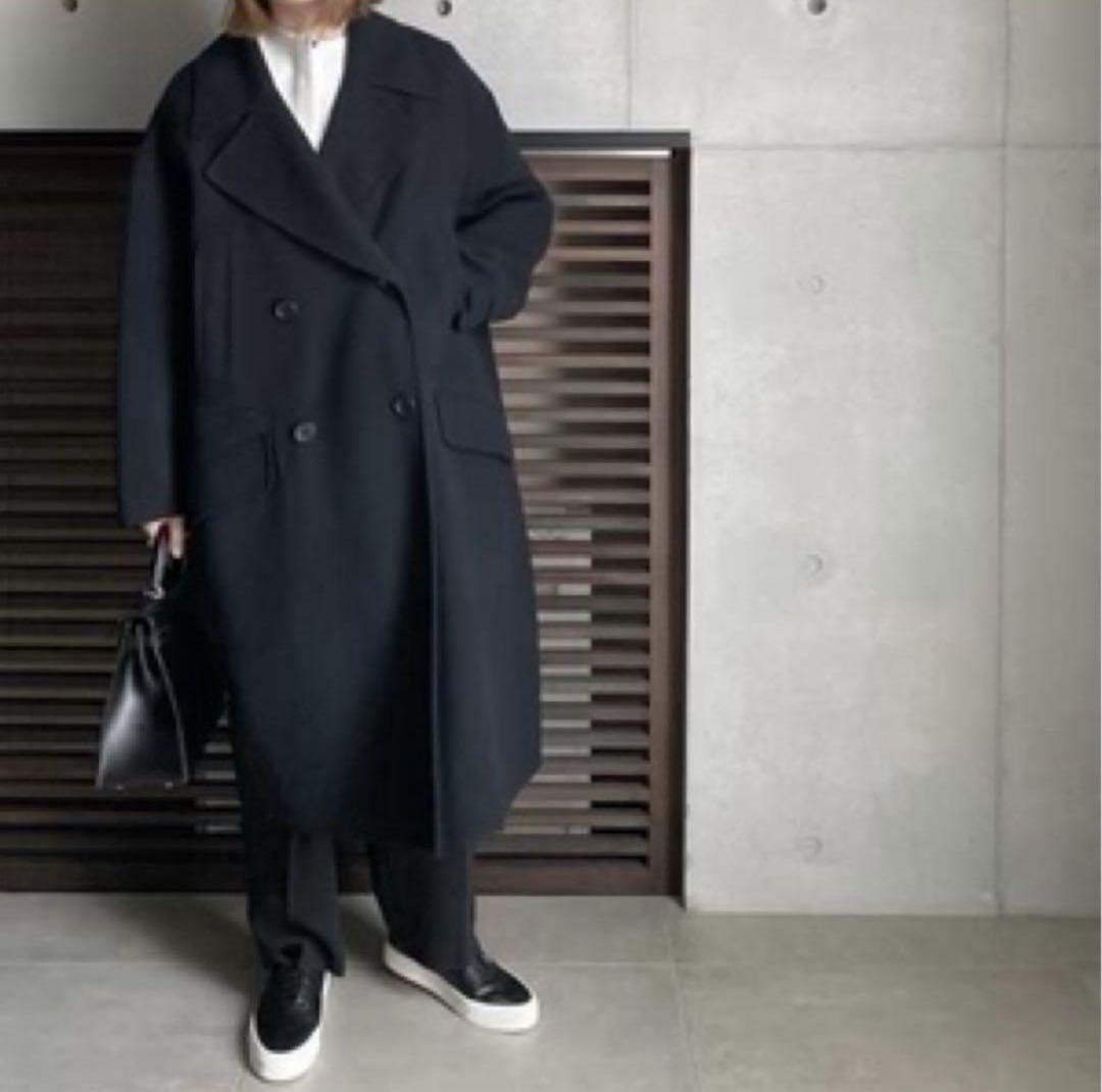 lohenハードメルトンリバーピーコート