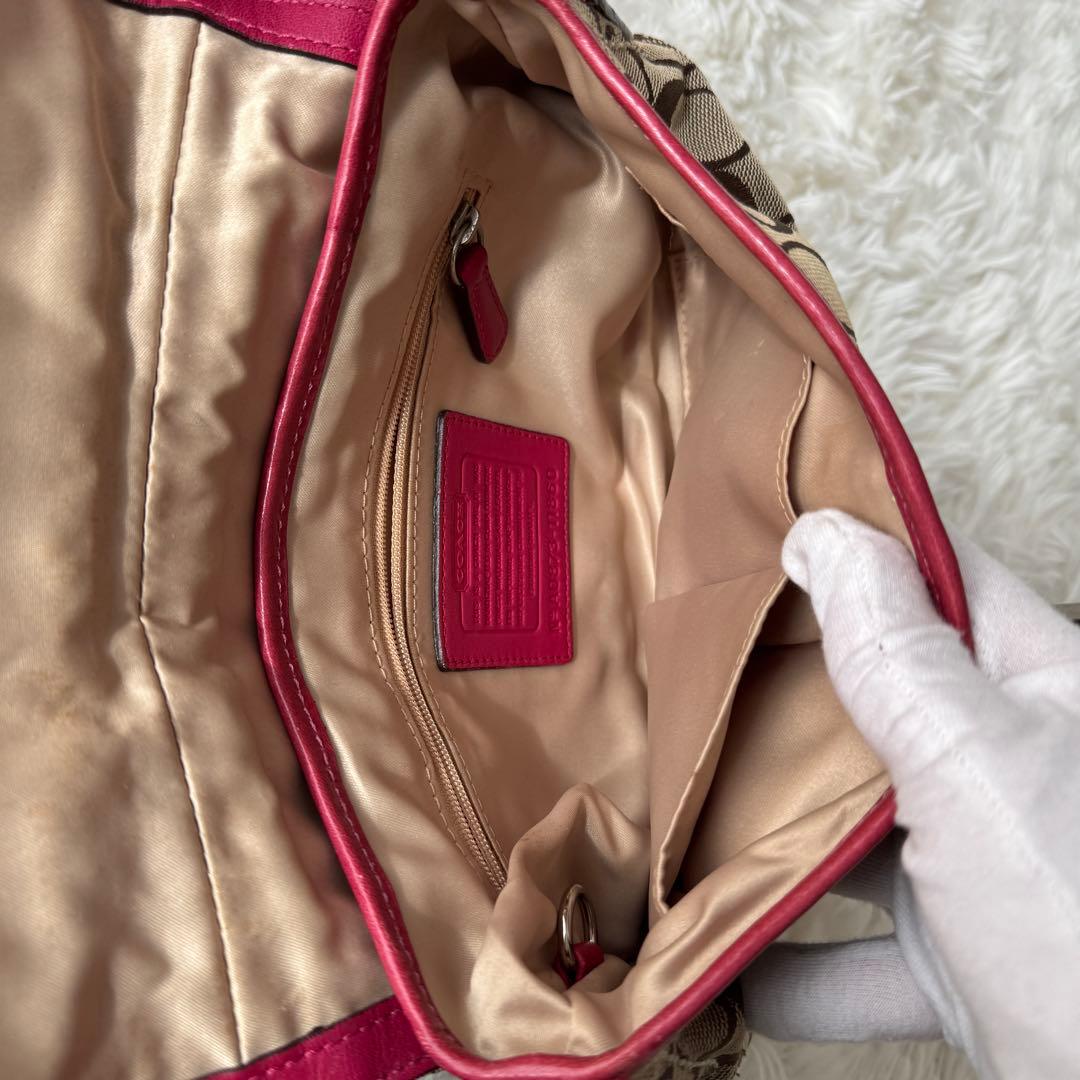 希少✨人気 コーチ ワンショルダーバッグ ピンク ソーホー 11860 肩掛け