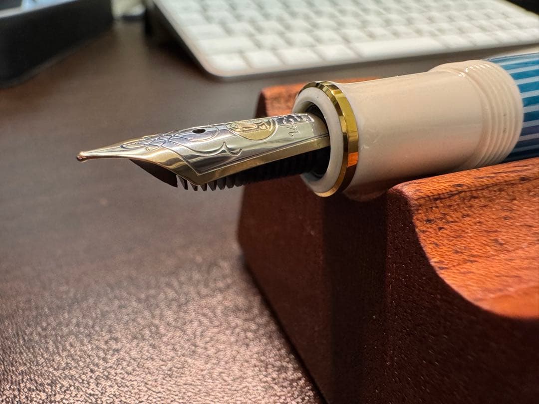 ペリカン スーべレーン M600 ターコイズホワイト EF