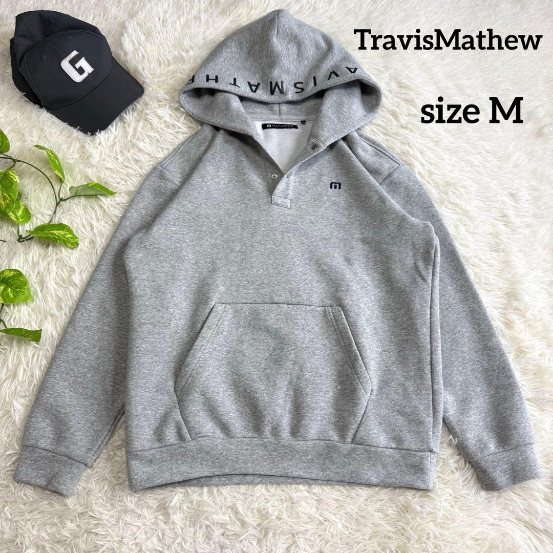 【トラビスマシュー】美品 パーカー 肉厚 グレー Mサイズ レディース