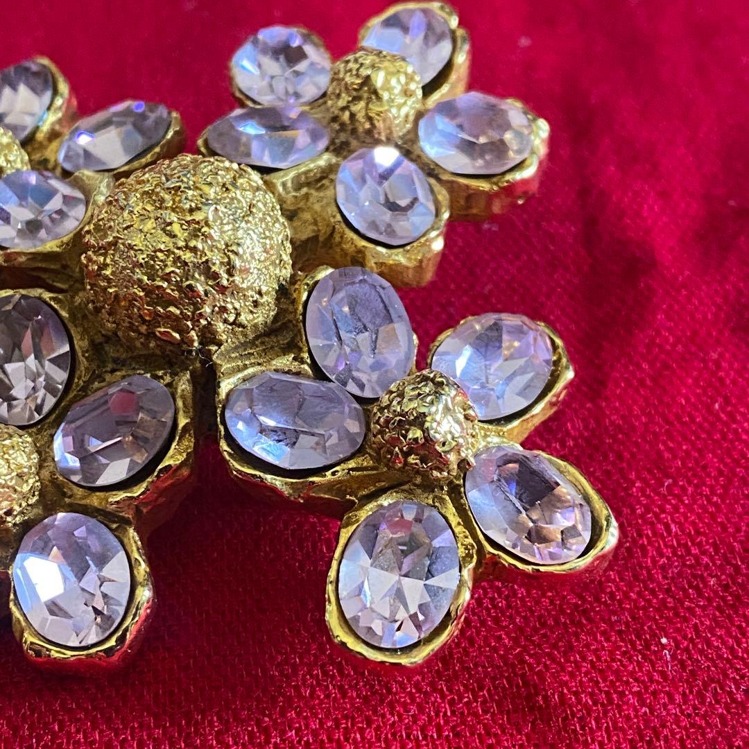 クリスチャンラクロワ ブローチ ヴィンテージ フラワー オートクチュール