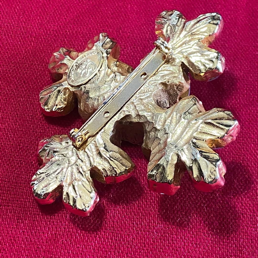 クリスチャンラクロワ ブローチ ヴィンテージ フラワー オートクチュール