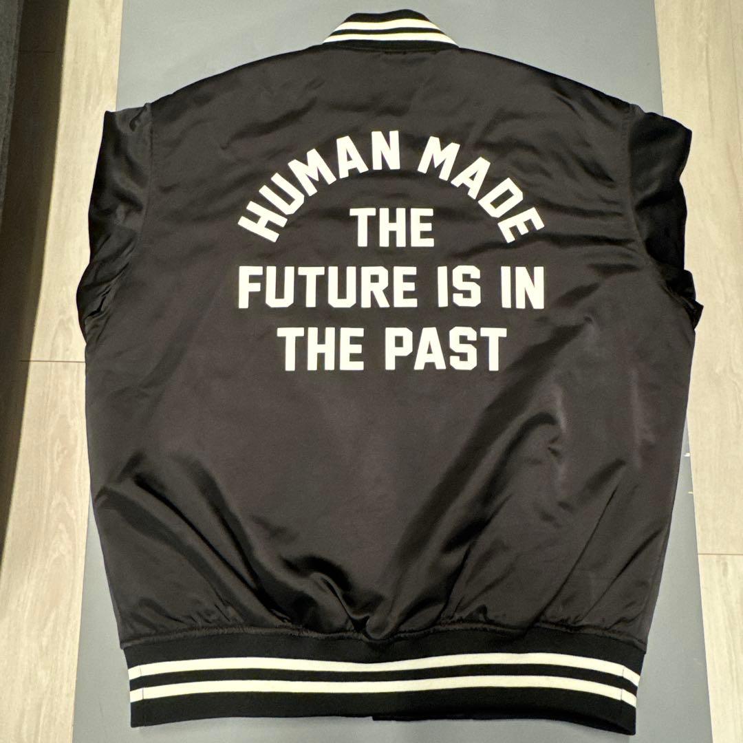 ジャケット・アウター HUMAN MADE Nylon Stadium Jacket \"Black\"