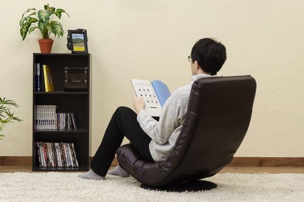 《送料無料》　アームレストカウチ　座椅子