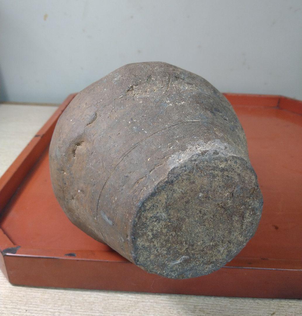 古越前加賀一筋蹲る壺 鎌倉時代 R132