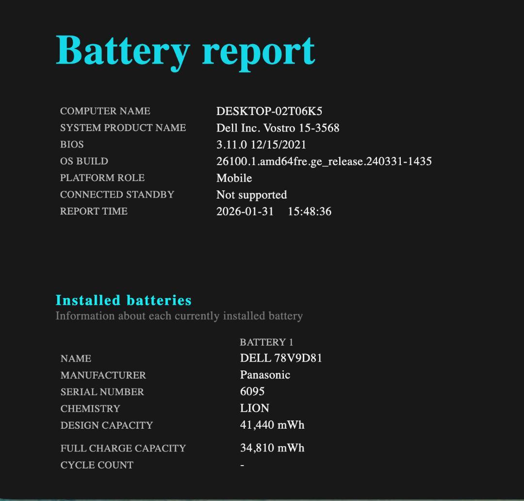 フルHD, Dell Vostro 15-3568, 8GB, 256GB