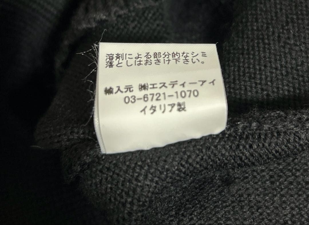 gransasso タートルネック ニット ブラック