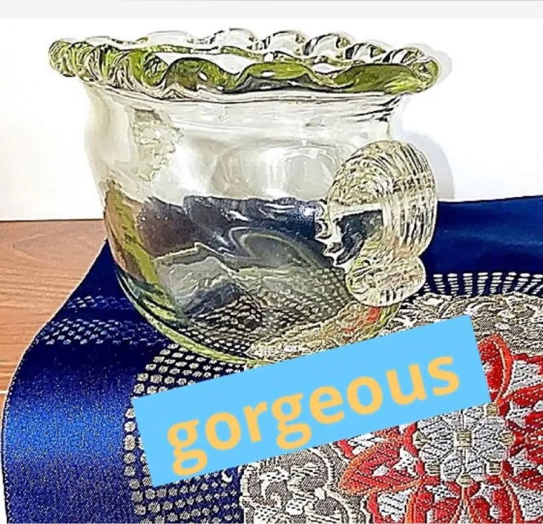 吹きガラス　特大❣️アイスバケット