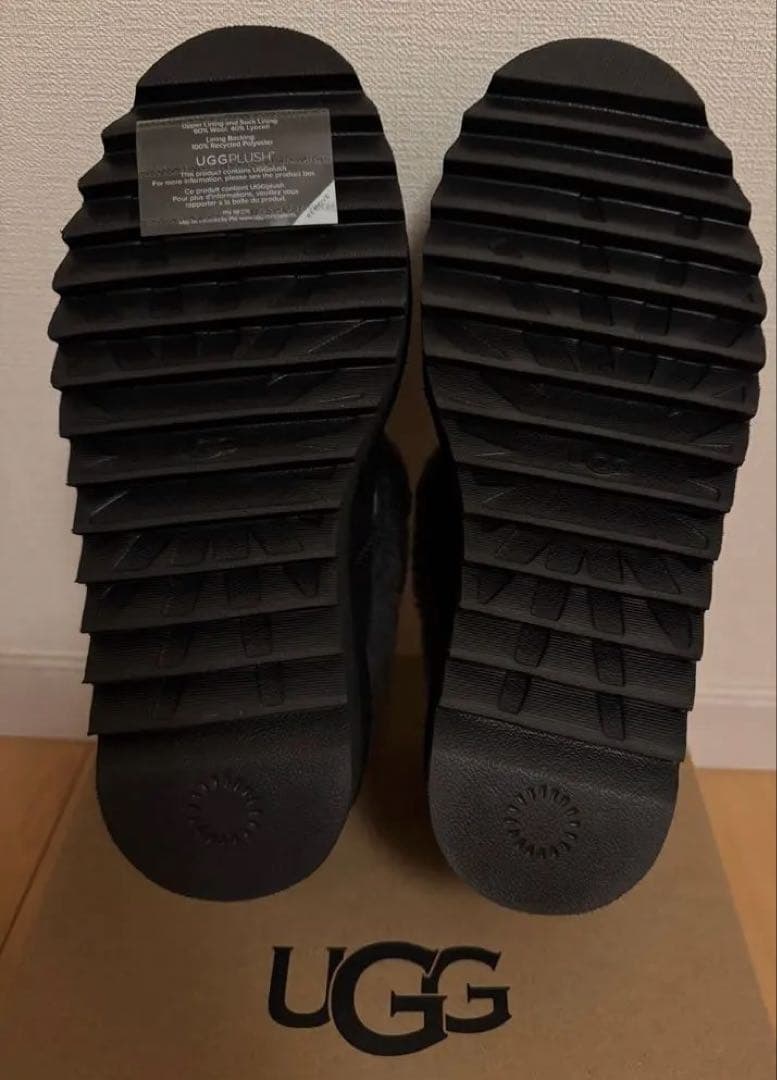 正規品 UGG I-NITA PLATFOME ブラック US65JP22cm