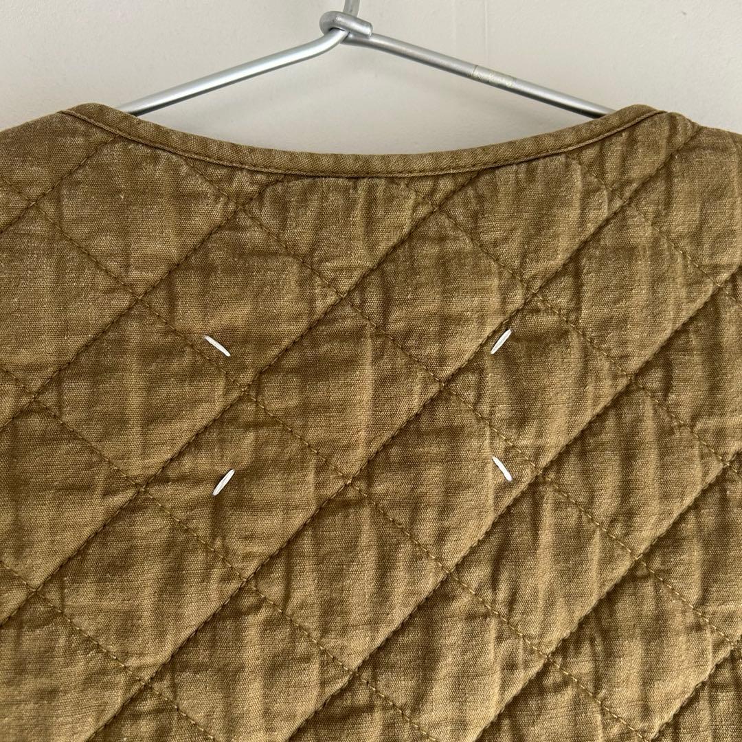 メゾンマルジェラ10 22SS ベスト キルティング ノースリーブ