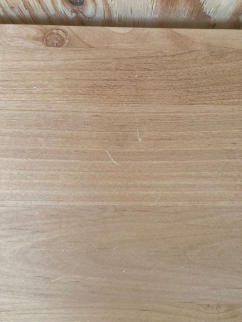 引き取り限定　木製シンプルデスク 引き出し付き