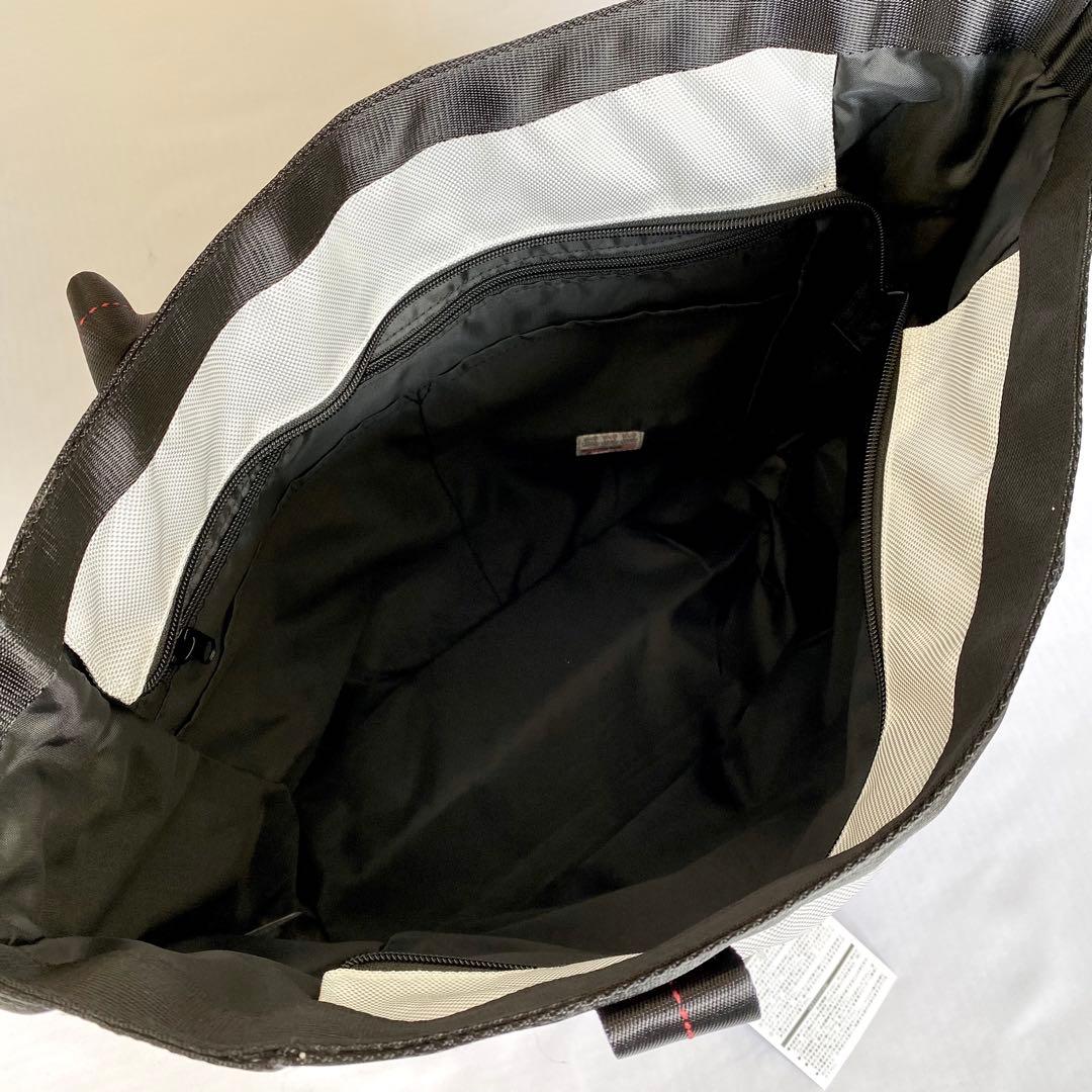 【新品】Psycho Bunny　ロッカーバッグ　トートバッグ　フラッグロゴ　白