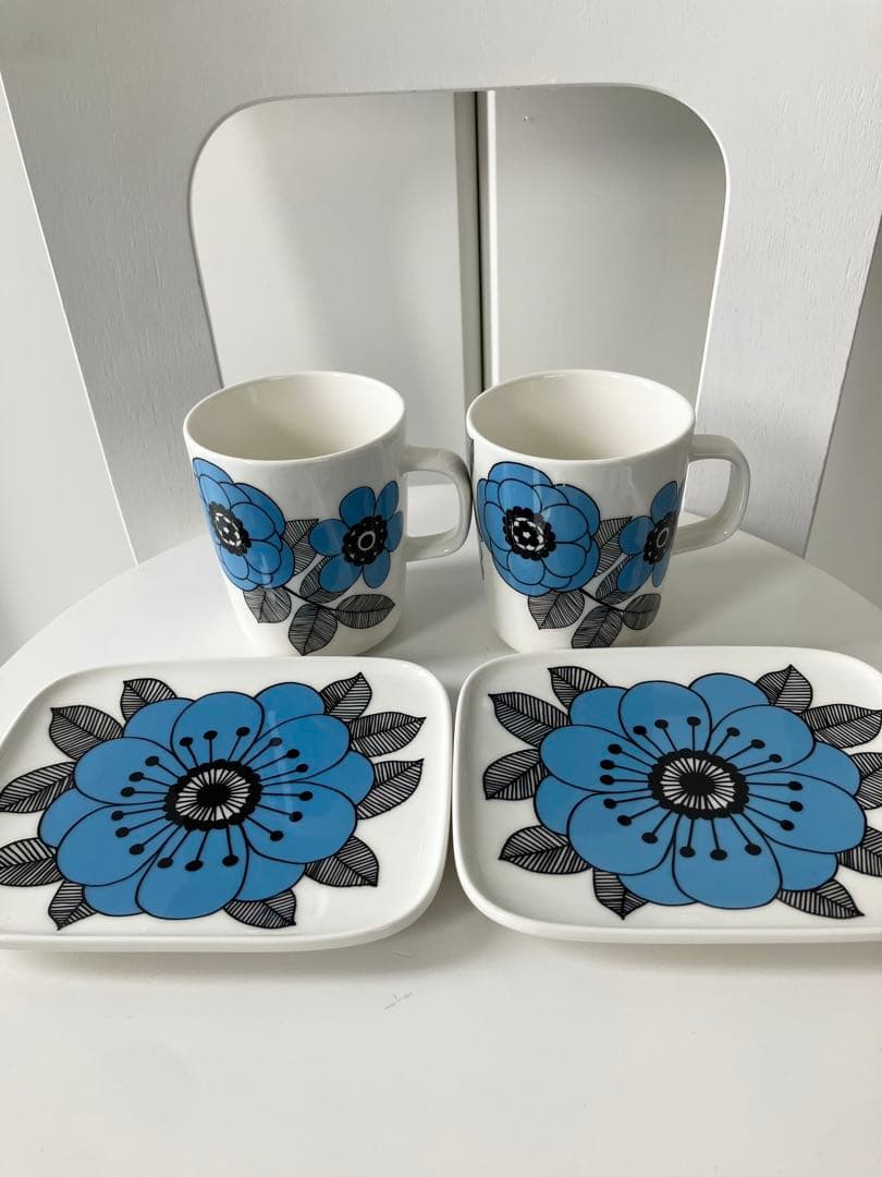 marimekko KESTIT マグカップとプレートのセット