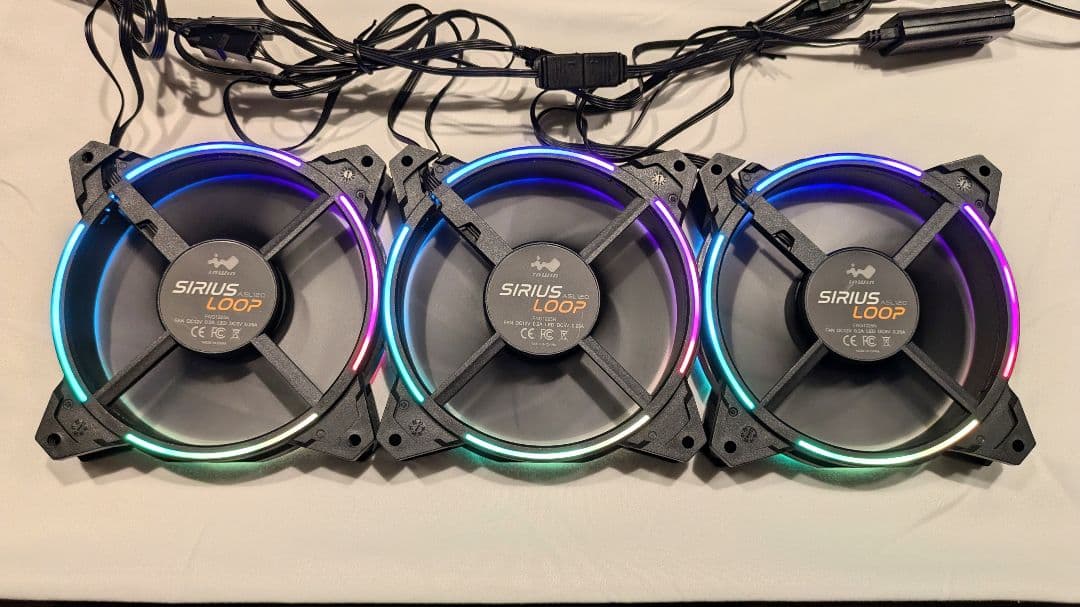 INWIN Sirius Loop ASL120 120mm ファン x10個