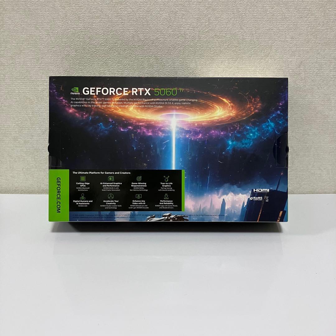【新品】GeForce RTX 5060 Ti 16GB DDR7メモリ
