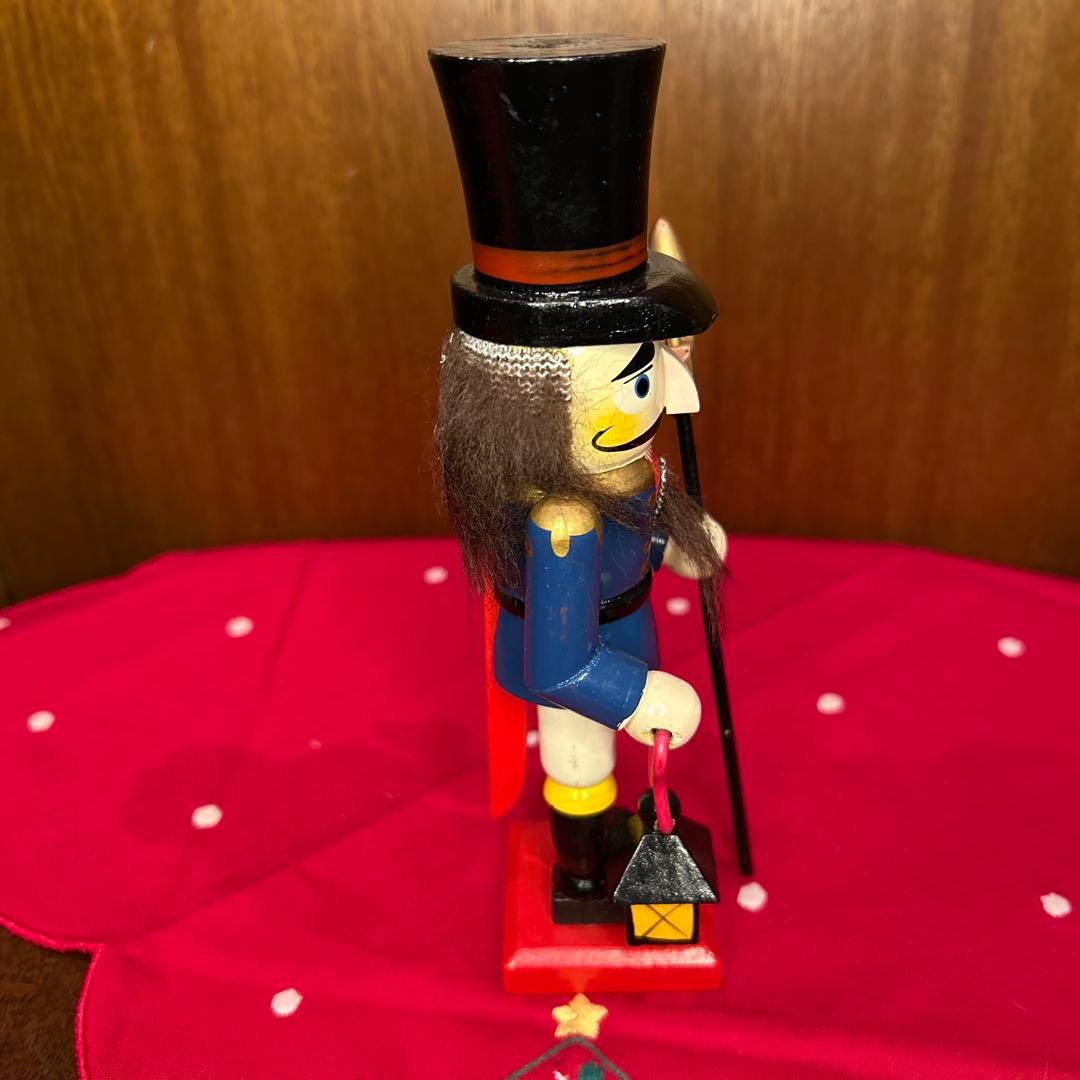 ヴィンテージ美品ドイツ ザイフェン くるみ割り人形 兵隊ランタン戦斧 クリスマス