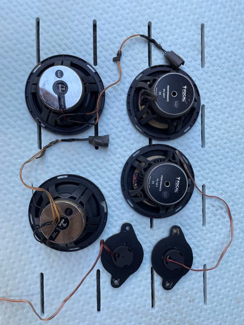 Focal 2way & コアキシャル　ロックフォード　パワーアンプセット