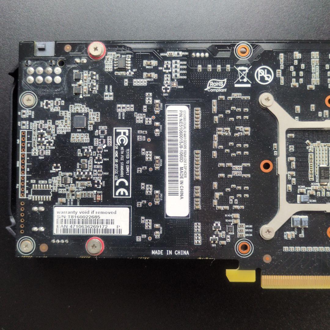 NVIDIA GeForce GTX 1060 グラフィックボード