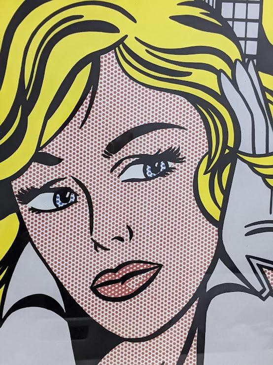 ロイ・リキテンスタイン M-Maybe 1965年　額装済