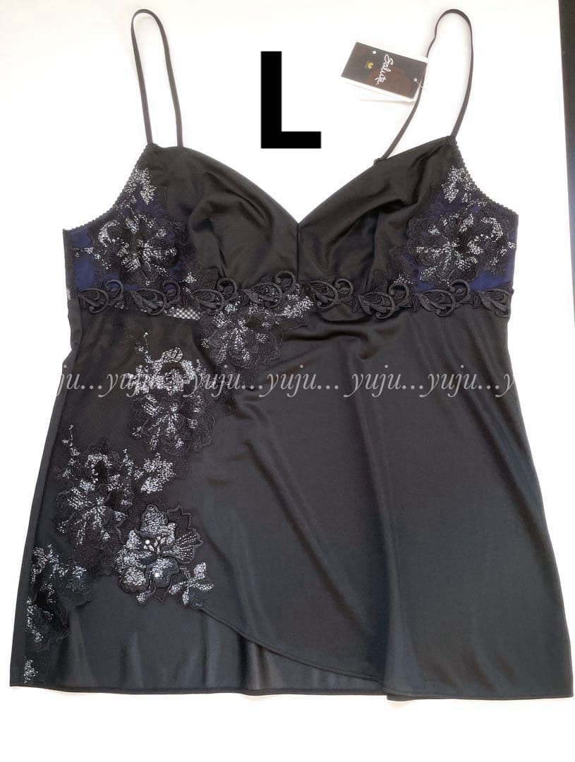 ワコール/サルート 26G 新品タグ付 キャミソールL ブラック