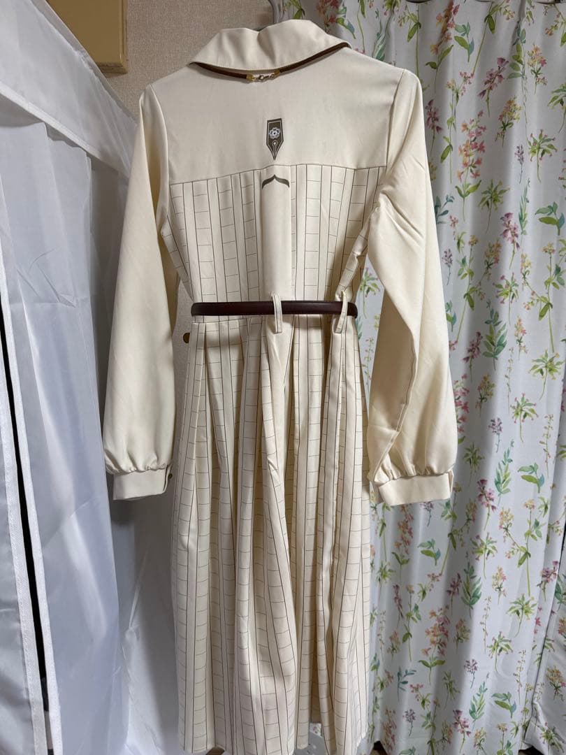 Favorite ミディアム丈 レトロワンピース 原稿用紙柄