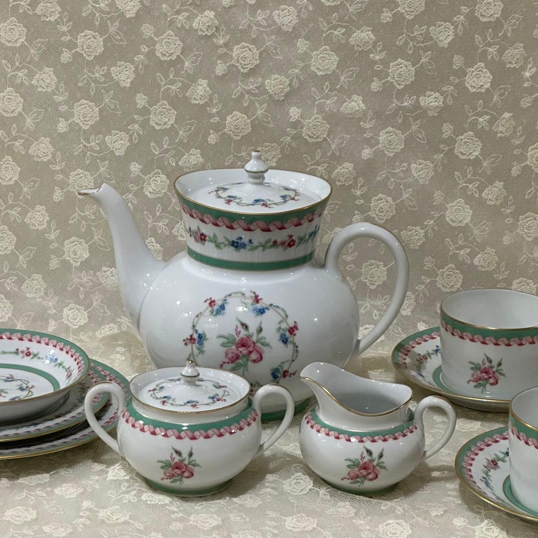 アビランド Haviland マリーアントワネット シュガーポット☆