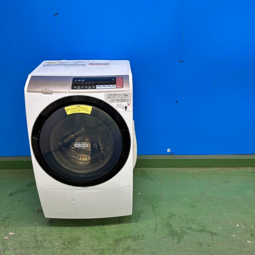 543 大容量モデル　ドラム式洗濯機　11キロ　6キロ　右開き　半年保証　関東圏