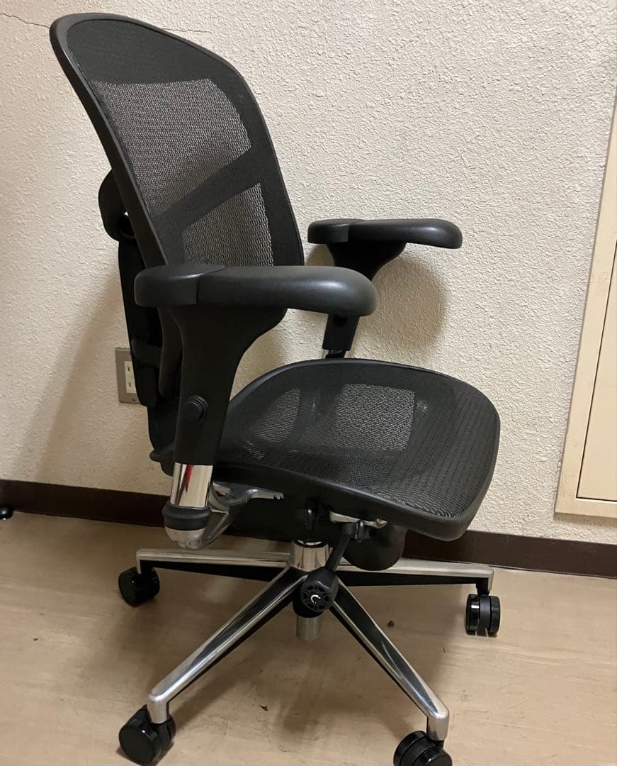 エンジョイ Ergohumanエルゴヒューマン 肘付きオフィスチェア