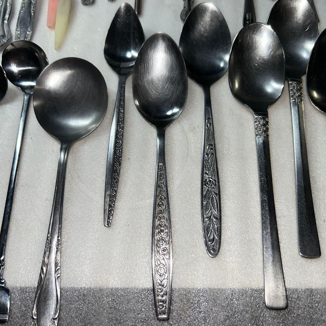 【レトロ】Afternoon Tea ティーキャディースプーン他カトラリーセット