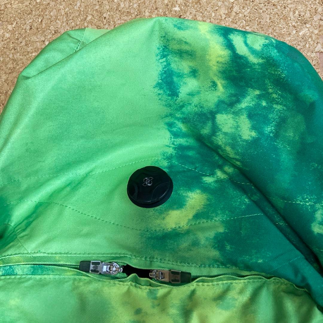 デサントdescentスキーウェア スキー スノボジャケット Mメンズ 緑