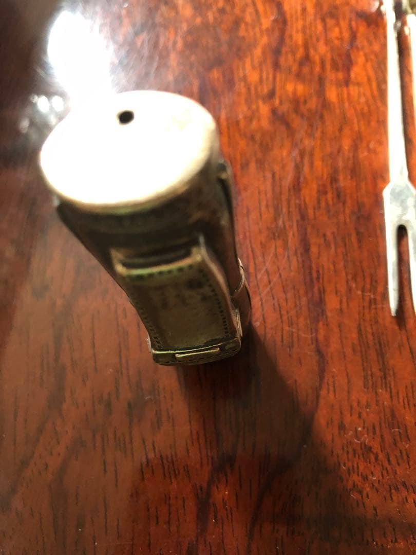 ゴルフモチーフ　シルバー製　フルーツフォークセット