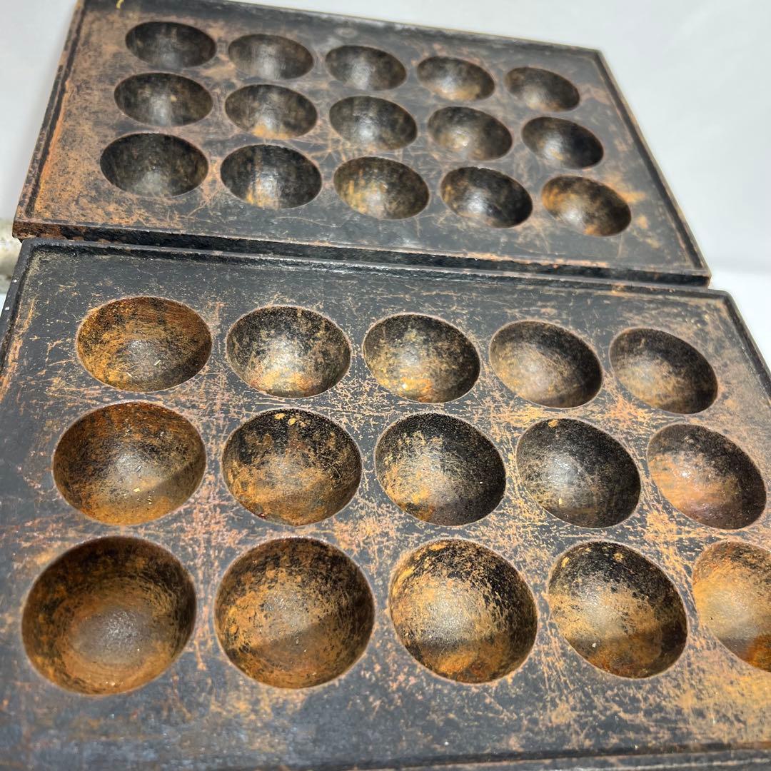 業務用 たこ焼き器 天然ガス用 2連 鉄板